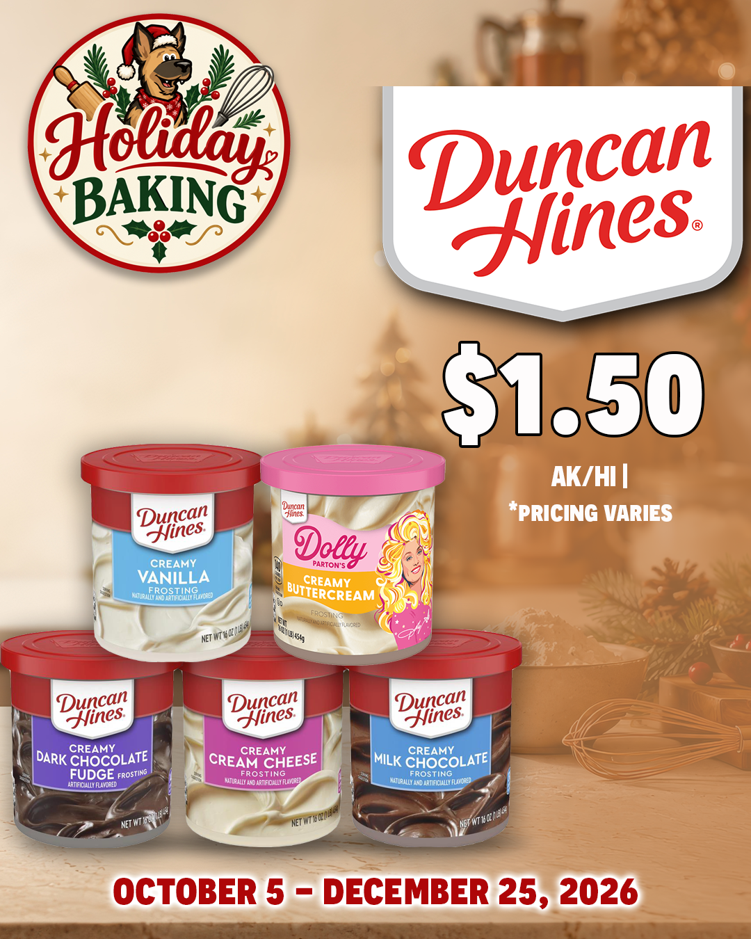 Holiday Baking at the Commissary_Duncan Hines_Icing Frosting