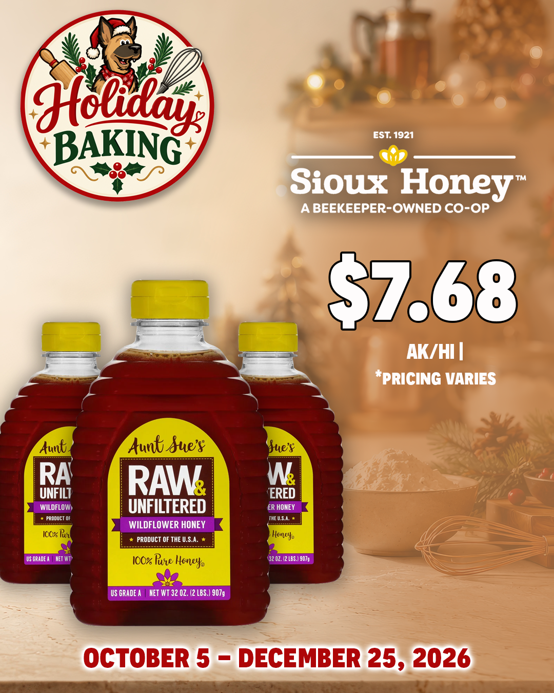 Holiday Baking at the Commissary_Sue Bee Honey