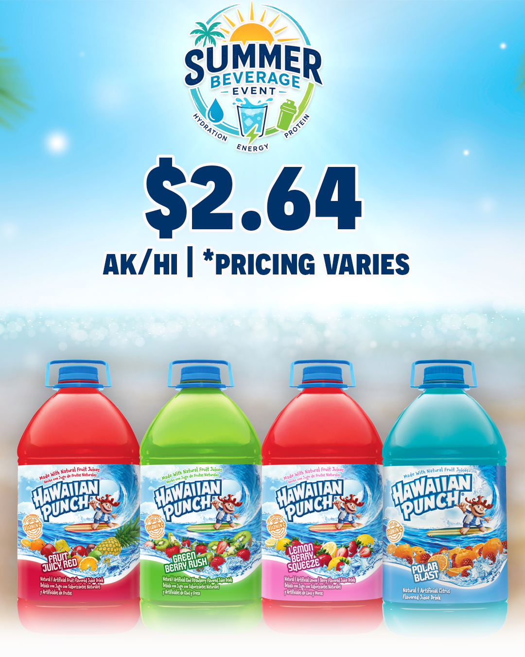 Summer Beverage Event Hawaiian Punch - Commissary Shopper