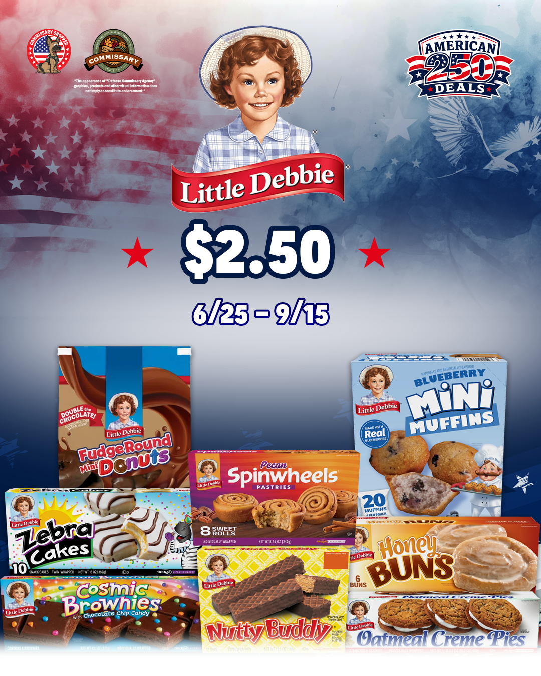 American 250 Deals_Little Debbie
