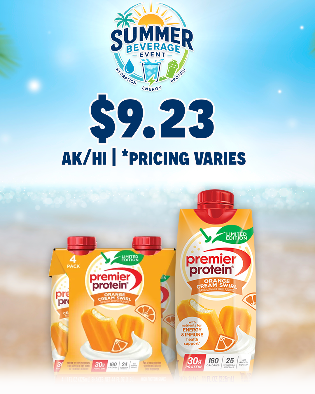 Commissary Shopper - Summer Beverage Event - Premier Protein