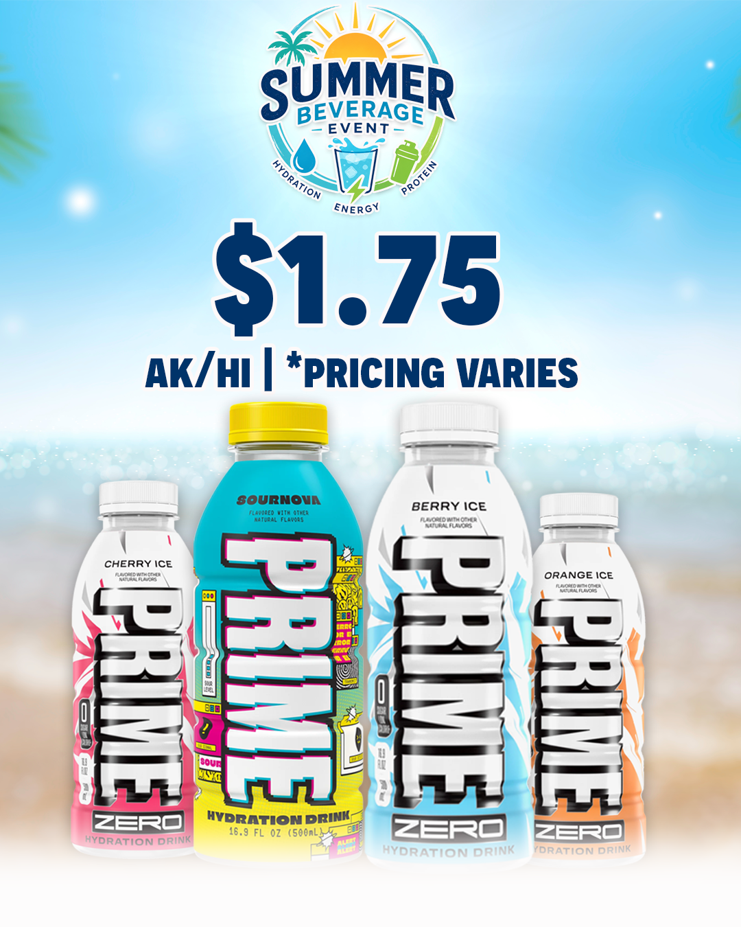 Summer Beverage Event Prime - Commissary Shopper