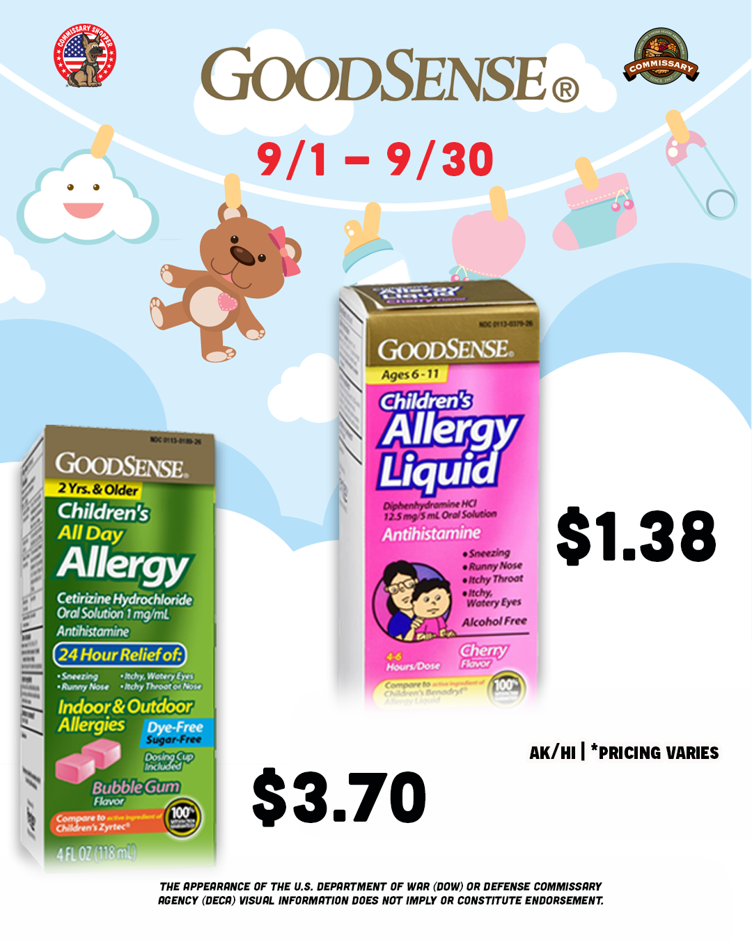 GoodSense Children Allergy - Commissary Shopper