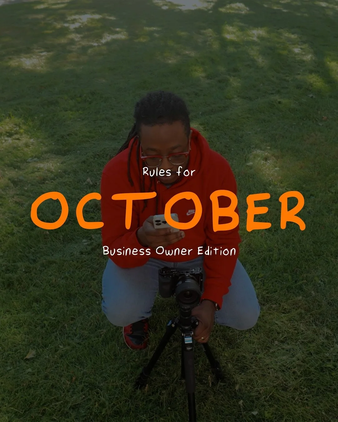New month. New rules. 

10 things I&rsquo;m focusing on in October as a freelancer + creator (and advising my client to do as well). 

I&rsquo;d love to hear yours too &rarr; what&rsquo;s one rule you&rsquo;re following this month?
