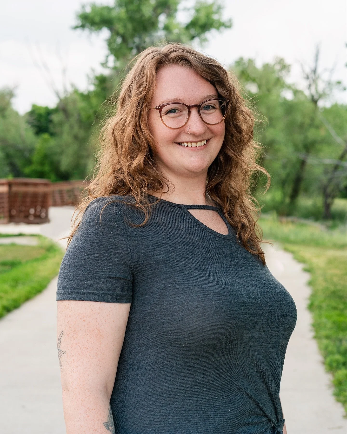Carrie&rsquo;s headshot session had a few uninvited guests show up. 

First we were visited by geese on the trail but as we went deeper into the forest, mosquitoes appeared. 

She was a trooper and we managed to snag a few decent shots. 

Which one w