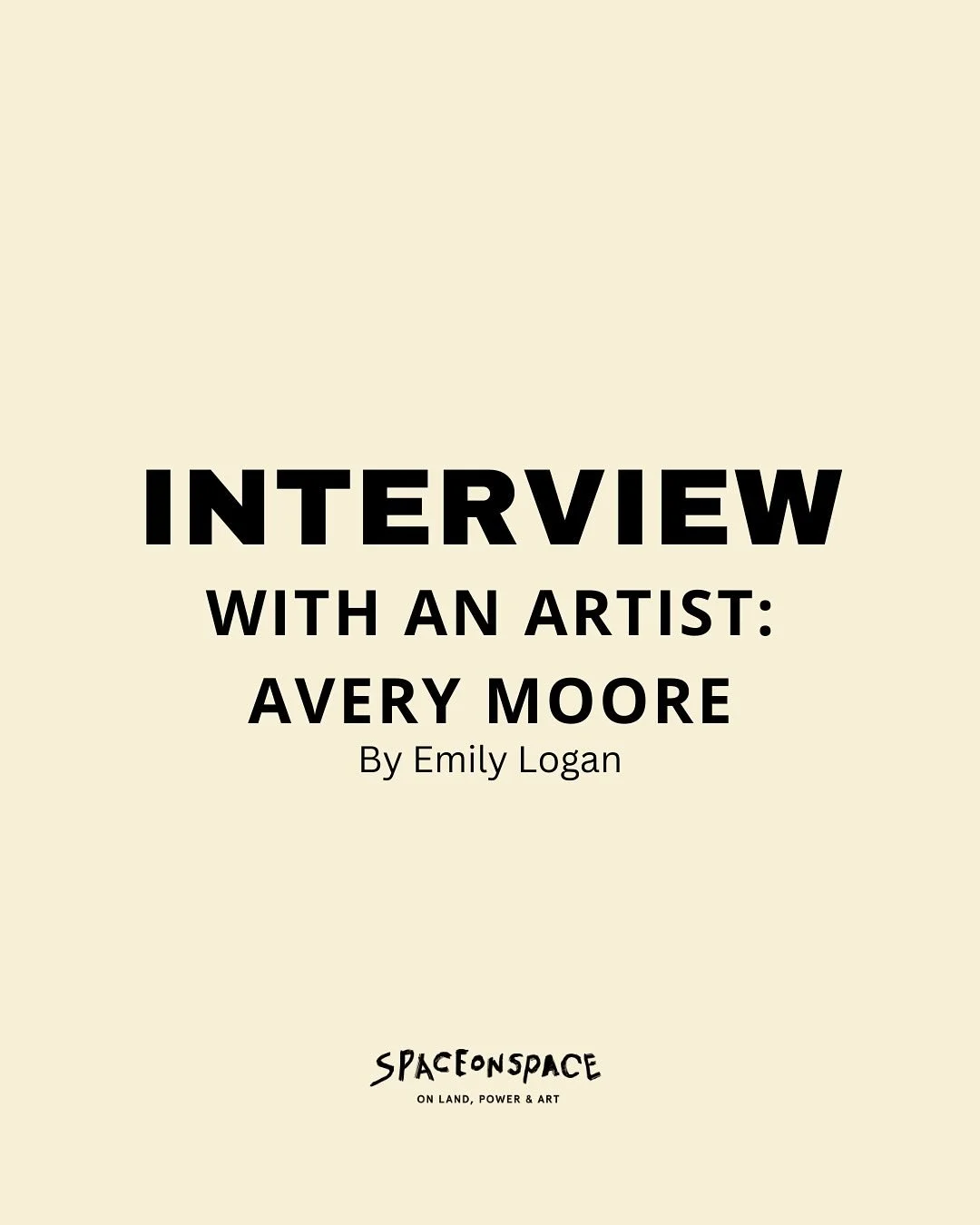 We’re catching up on posting. Recently we interviewed @averyfmoore about her art practice. Check out the full conversation on our Substack.