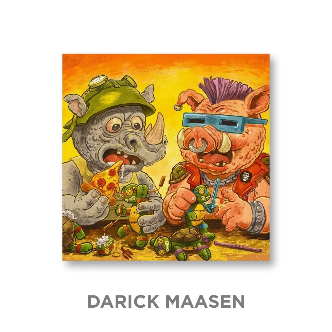 "Muckin With Toitles" print by Darick Maasen