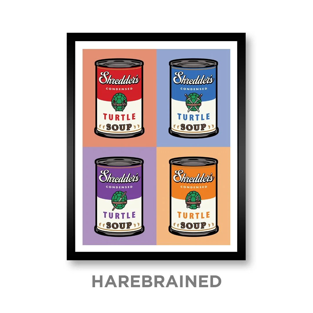 "Turtle Soup Pop Art" print by Harebrained