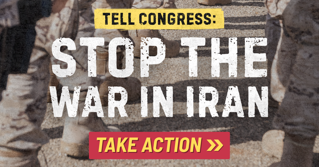 Tell Congress: No War in Iran