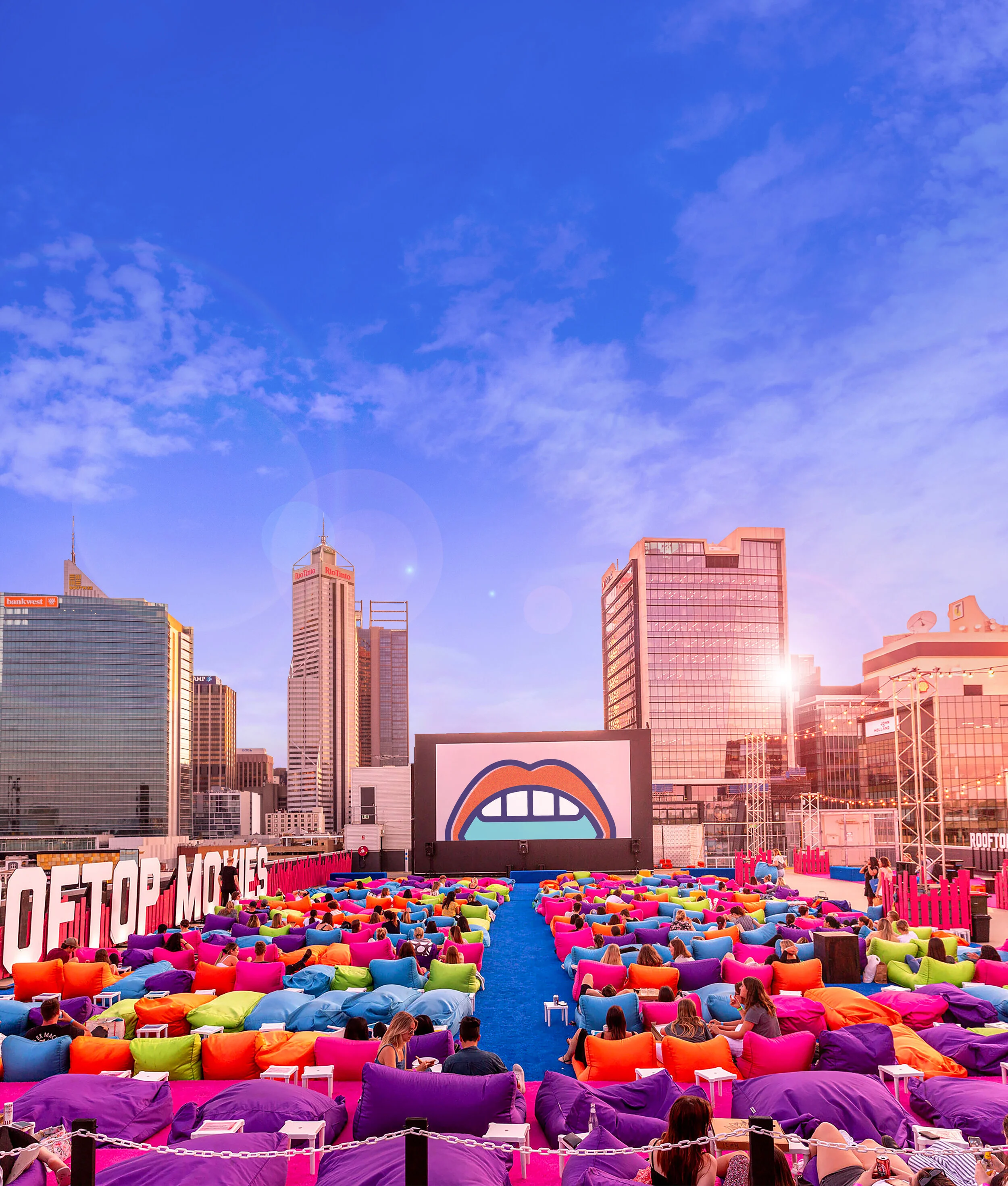 Rooftop Movies. Photo by Aeroture.