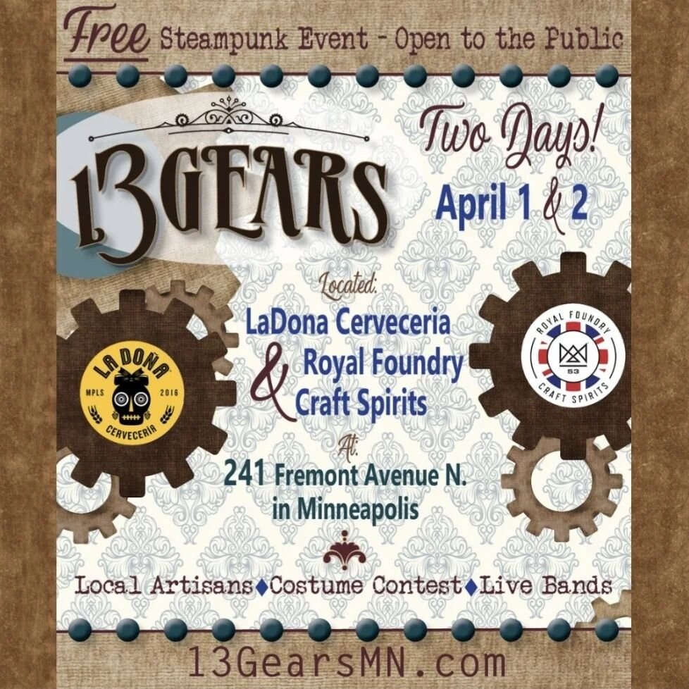 I'm doing a Q&amp;A at 13 Gears and judging the costume contest on April 2nd ⚙️👉🏾 13gearsmn.com