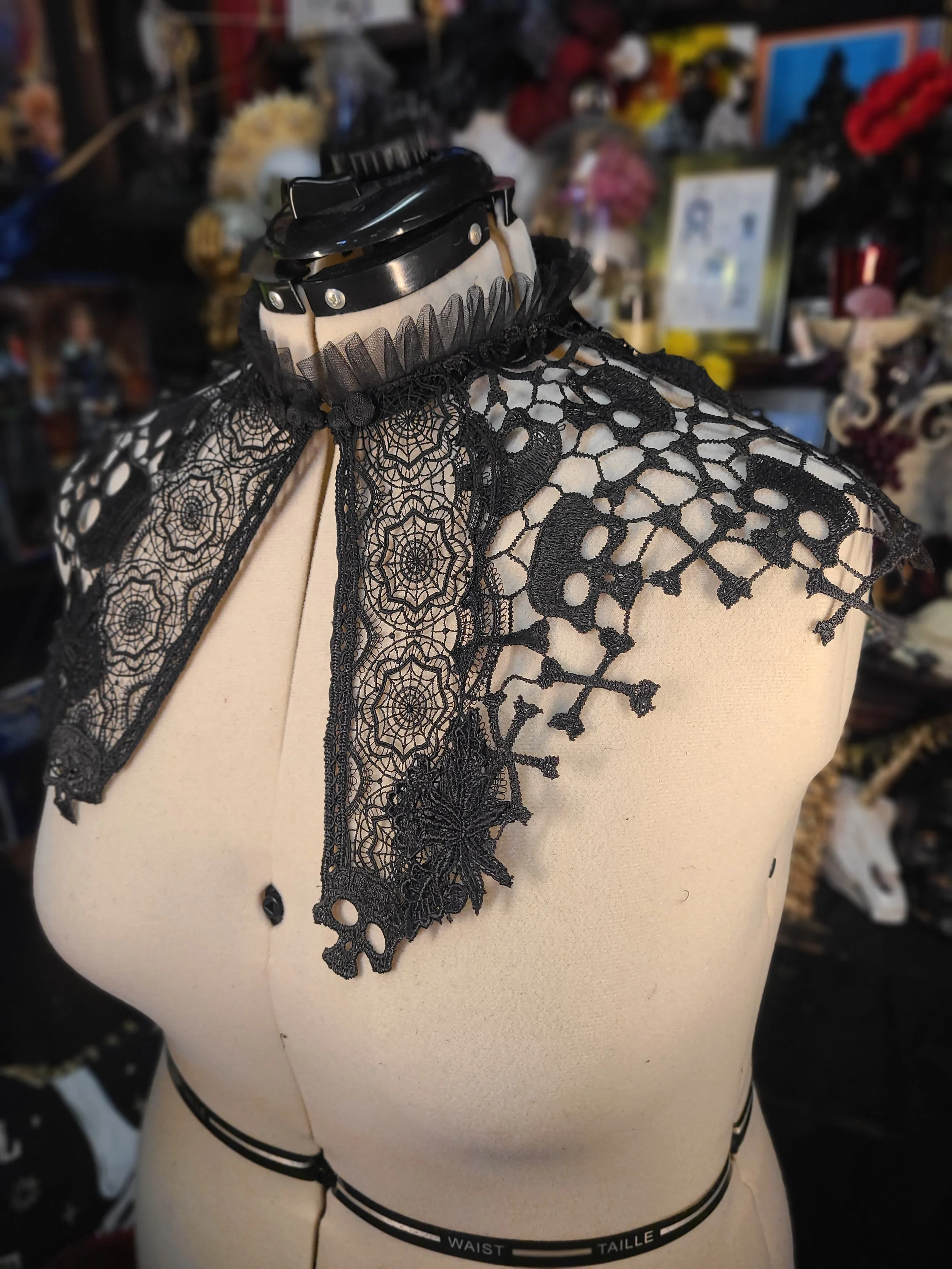 Chandla Velvet Mid-length Cape – Pre-Order Gothic Fashion by