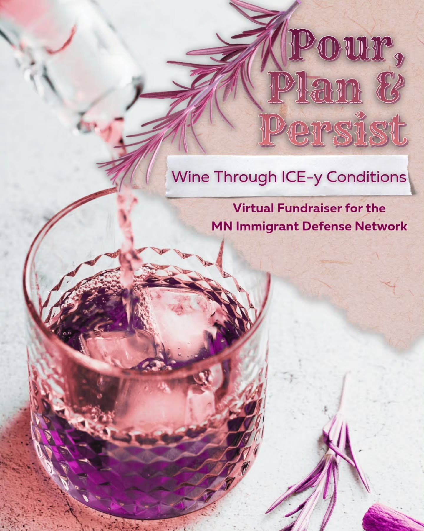 @megumicalver is putting on a virtual fundraiser benefiting the MN Immigrant Defense Network on Thursday February 5 and I wanted to share it with all of you! Swipe through and scan for info 👉🏾