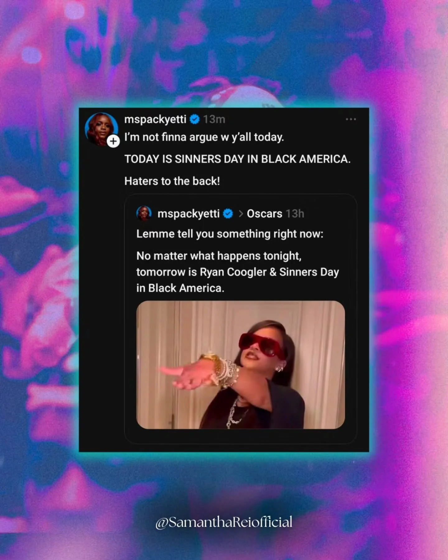 Last year was an amazing year for Black cinema and horror and as a Black goth I for one can't wait for this trend to continue. There are a bunch of movies on the horizon for 2026 that I am vibrating out of my skin waiting for. The accolades will cont