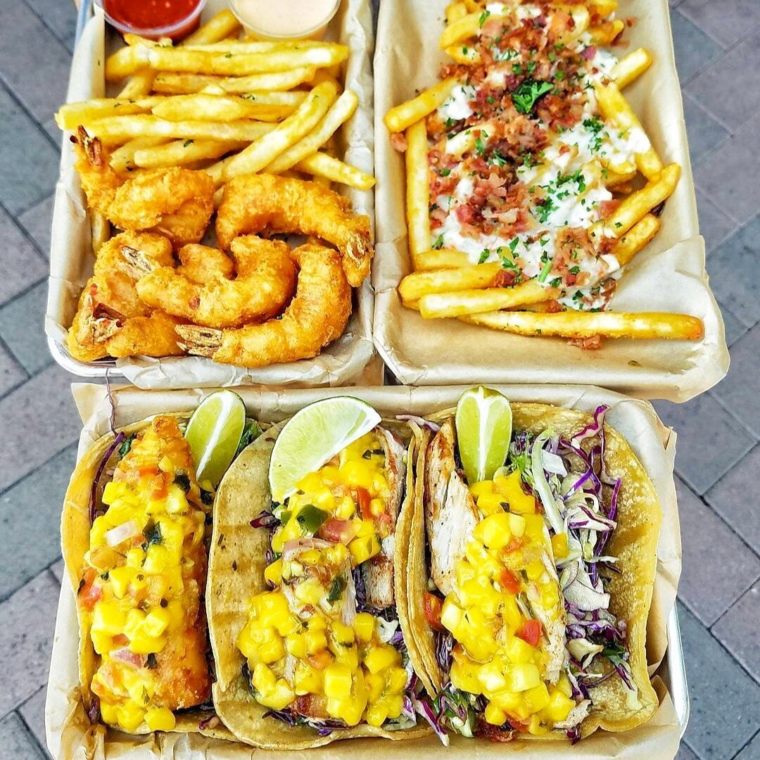 Let us bring the party to your door! We offer $8 delivery for all orders placed on our website at www.fishdistrict.com
.
.
.
📸 -&gt; @orangecountycuisine
.
.
.
#shrimp #friedshrimp #fried #fries #bacon #taco #tacos #seafood #ocfoodie #ocfood #irvine