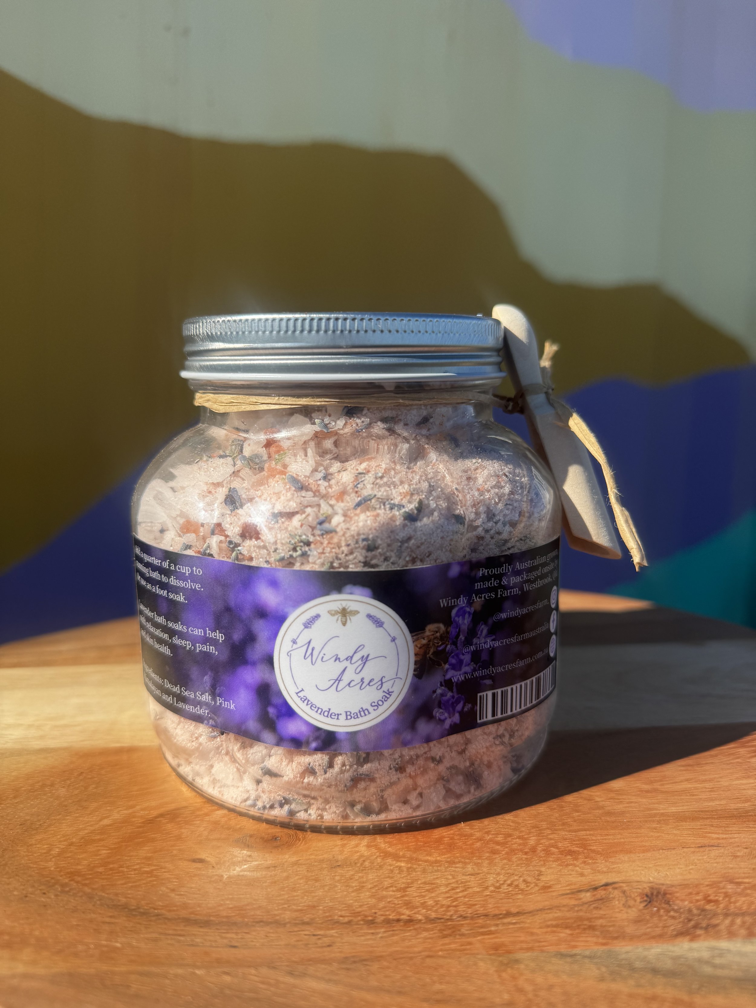 Lavender, Deadsea salt & pink himilayan salt Bath Soak