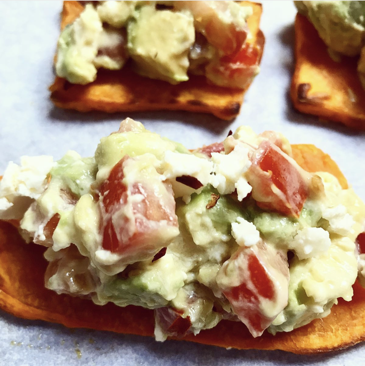 Sweet Potato Bruschetta