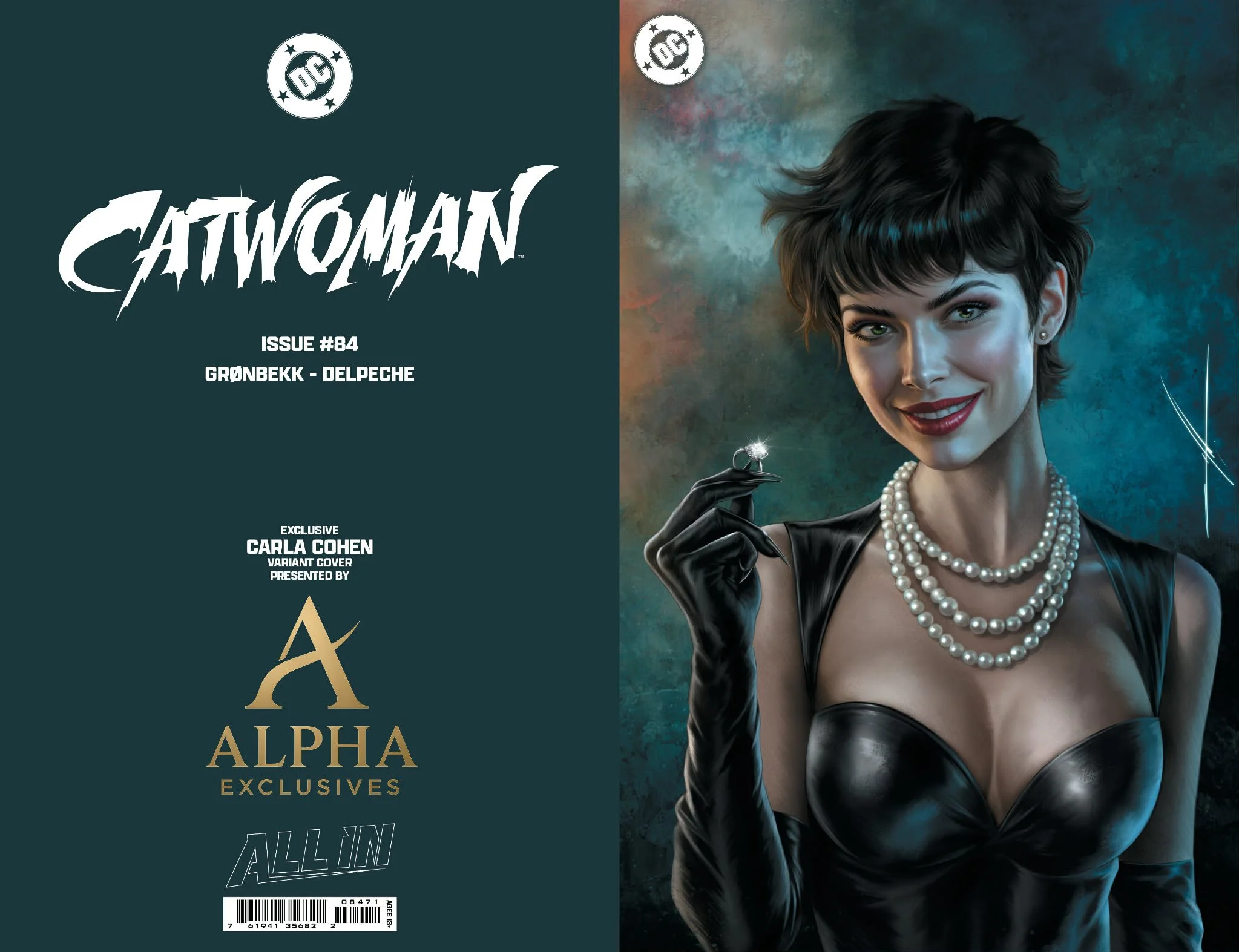 Catwoman #84 Carla Cohen Alpha Exclusive, Trade Dress, Virgin PRESALE