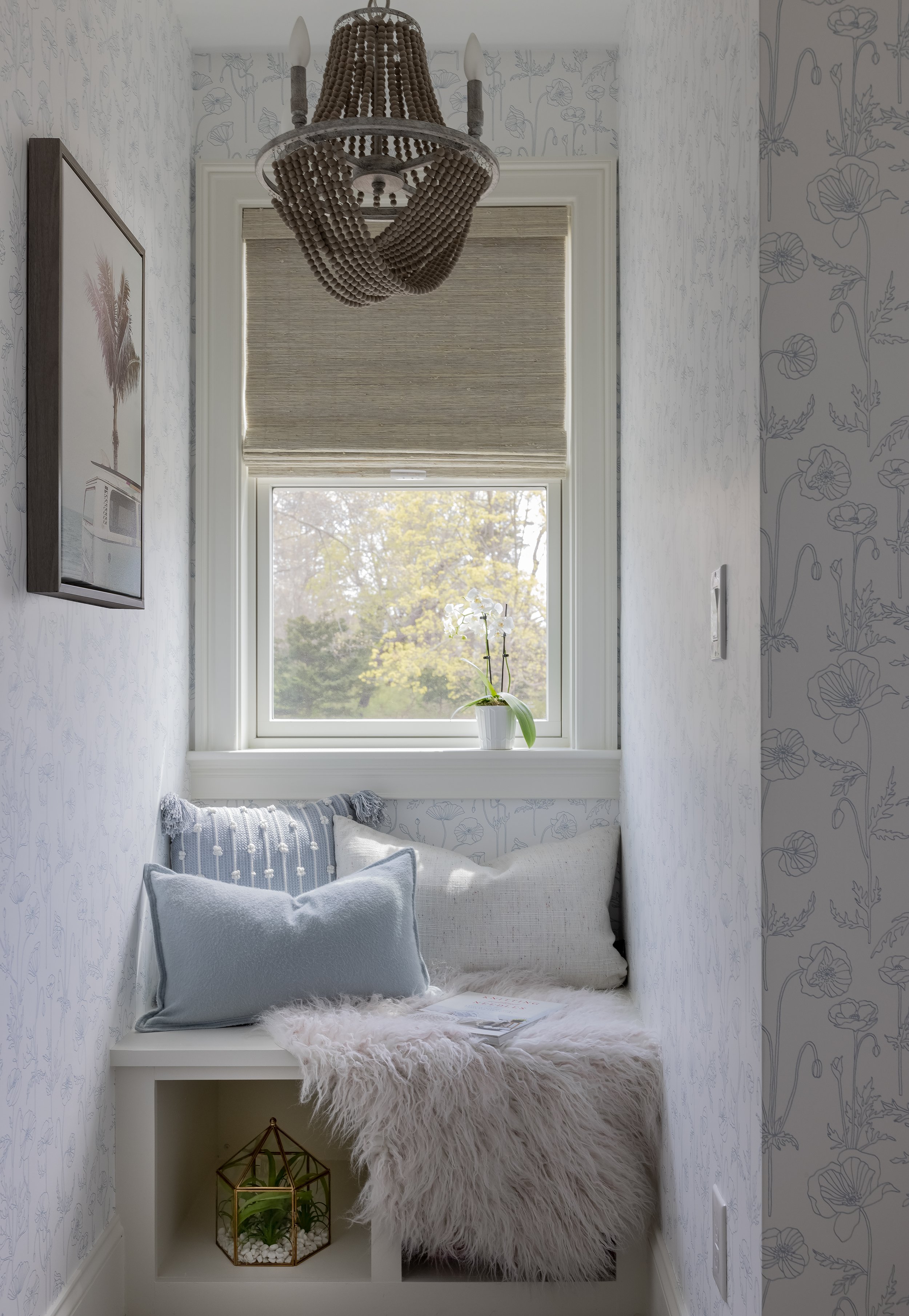 New England Farmhouse Remodel Interior Designer window seat
