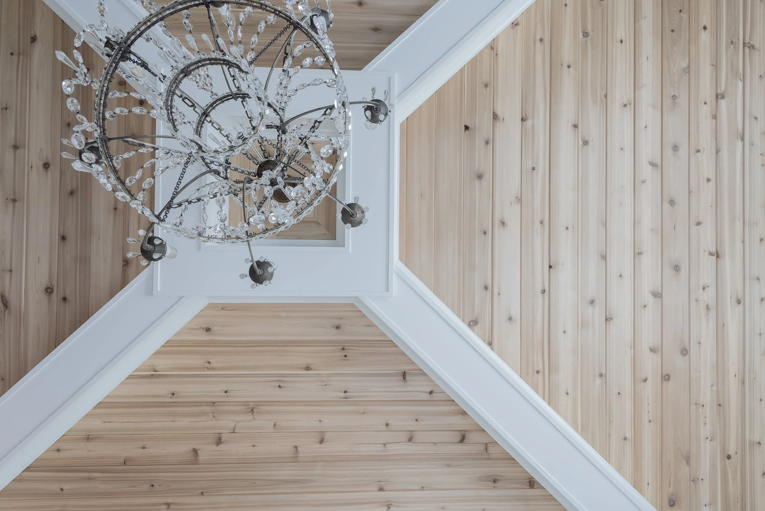 Modern Rustic Farmhouse New Build Primary Bedroom Interior Design by Ironwood Studio Westport, MA.jpg