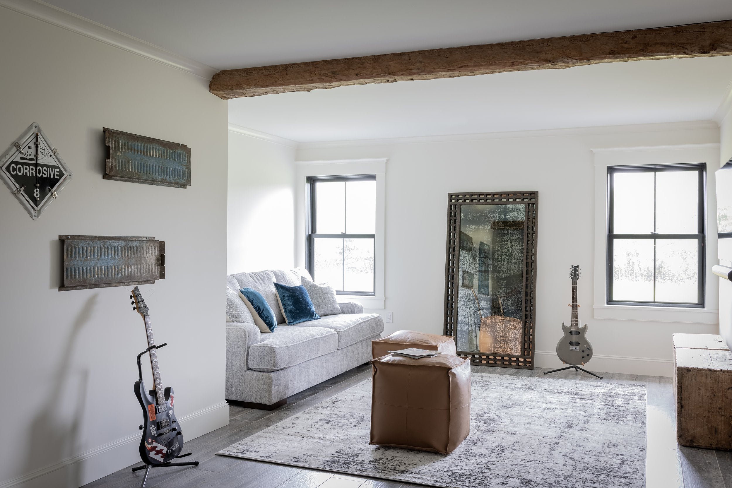 Modern Rustic Farmhouse New Build Kids Room Interior Design by Ironwood Studio Westport, MA.jpg