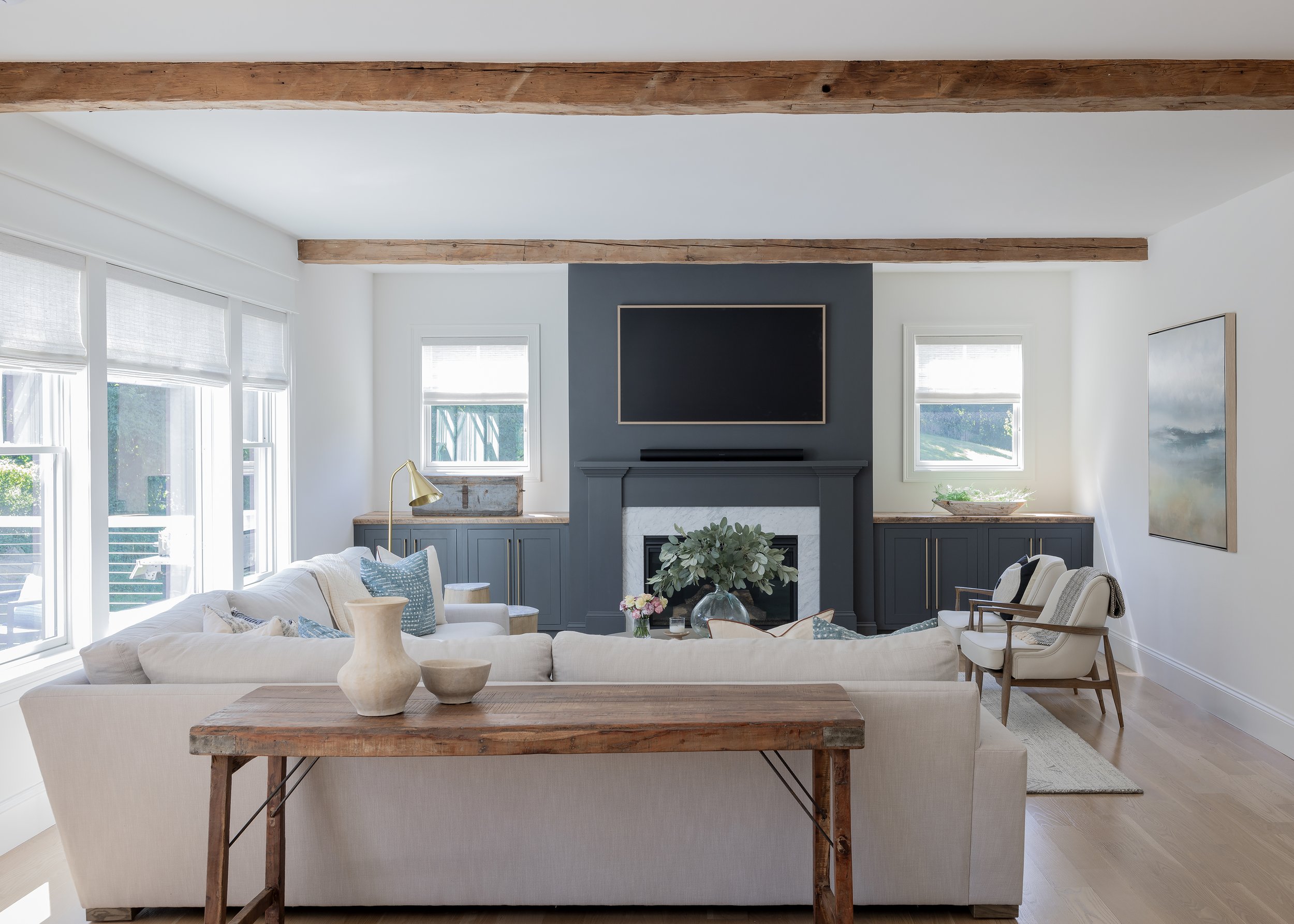 Bluemead Massachusetts farmhouse interior designer
