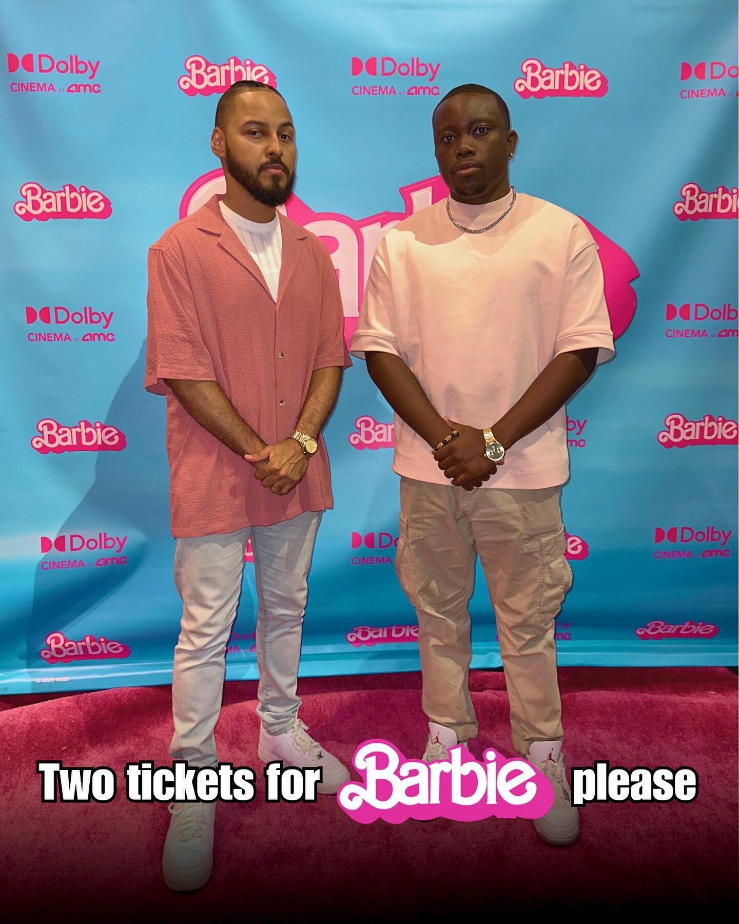 How we&rsquo;re pulling up to the movies this weekend 🎟️ 

#Barbie #BarbieMovie