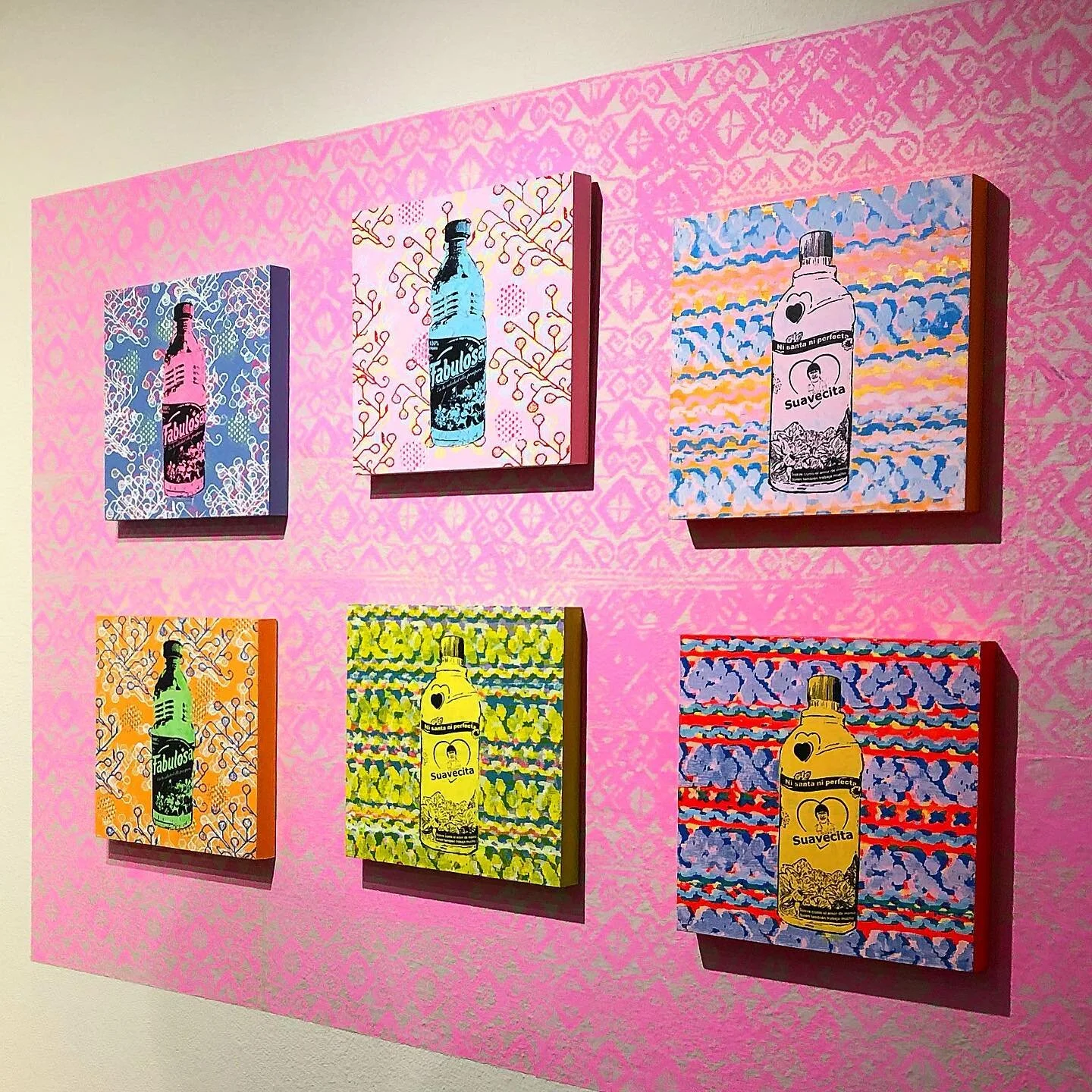 Last stop! 🙌🏽 The trip culminated in a visit to a local gallery to check out the opening of a group show, &ldquo;Herd Immunity,&rdquo; featuring the fabulous works of @claudiacanoartist. I can&rsquo;t get enough of these pieces depicting common Lat