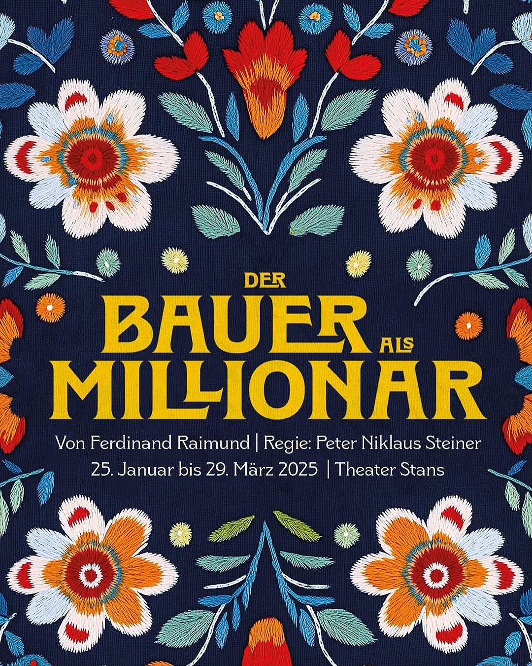 Mit den Stickmaschinen von Husqvarna sind den M&ouml;glichkeiten keine Grenzen gesetzt. 
Diese und weitere Maschinen gibts im Stoffreich Stans.
&bdquo;Der Bauer als Million&auml;r&ldquo; - Jetzt im Theater Stans.
🪡🪡🪡
@husqvarnaschweiz 
@theaterges