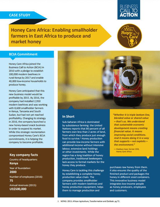 honey care africa case study