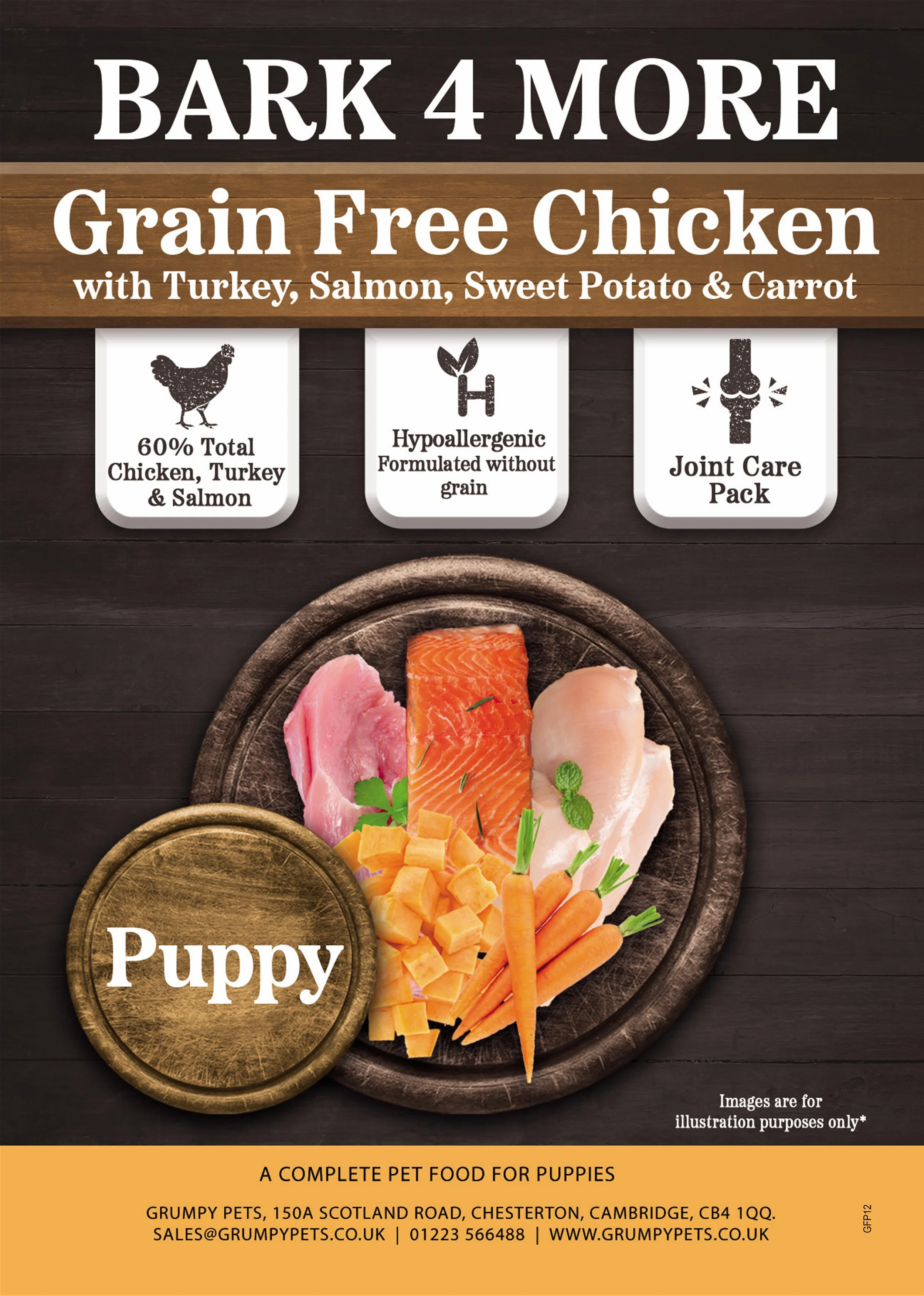 Puppy Chicken with Turkey, Salmon, Sweet Potato & Carrot