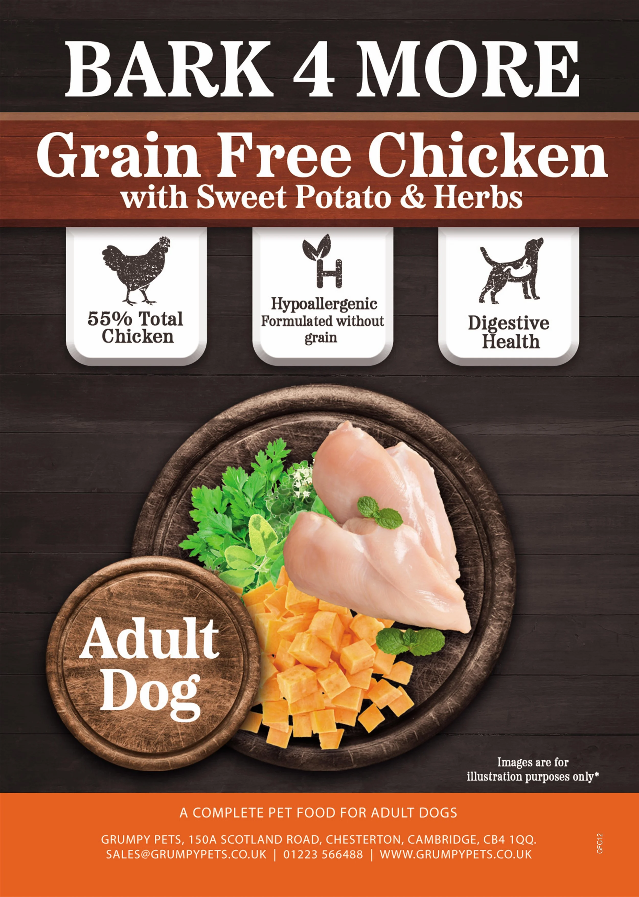 Bark 4 more adult chicken