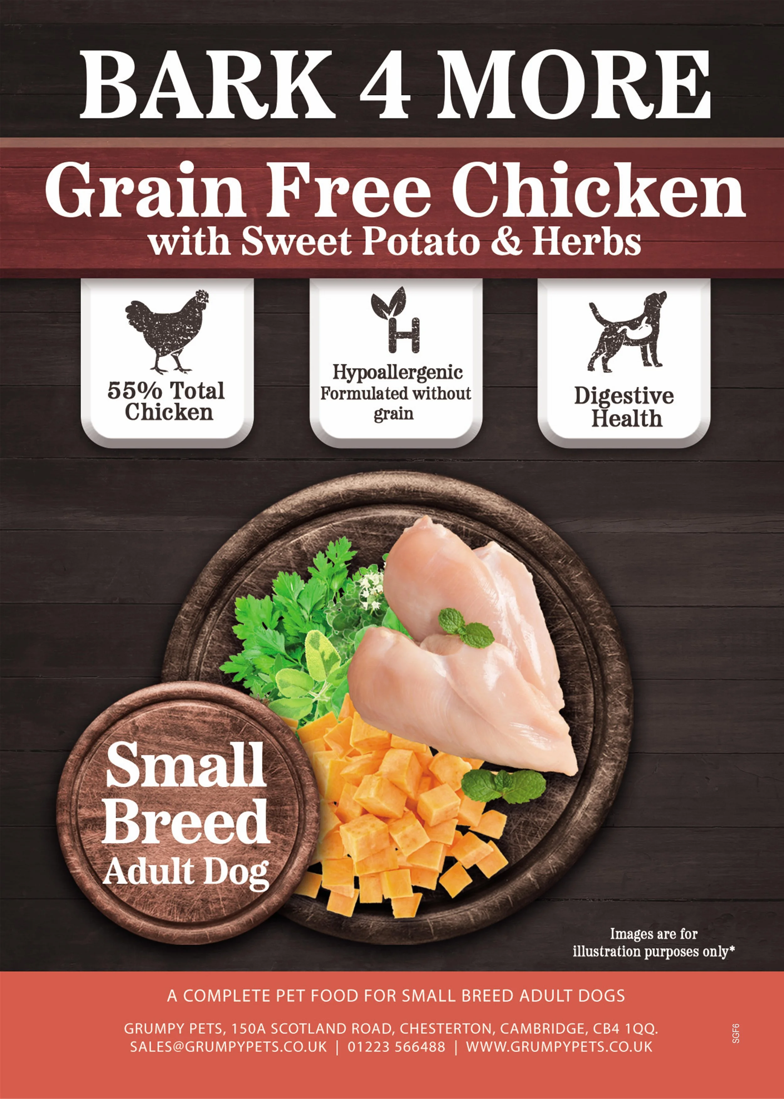 Bark 4 More small breed chicken