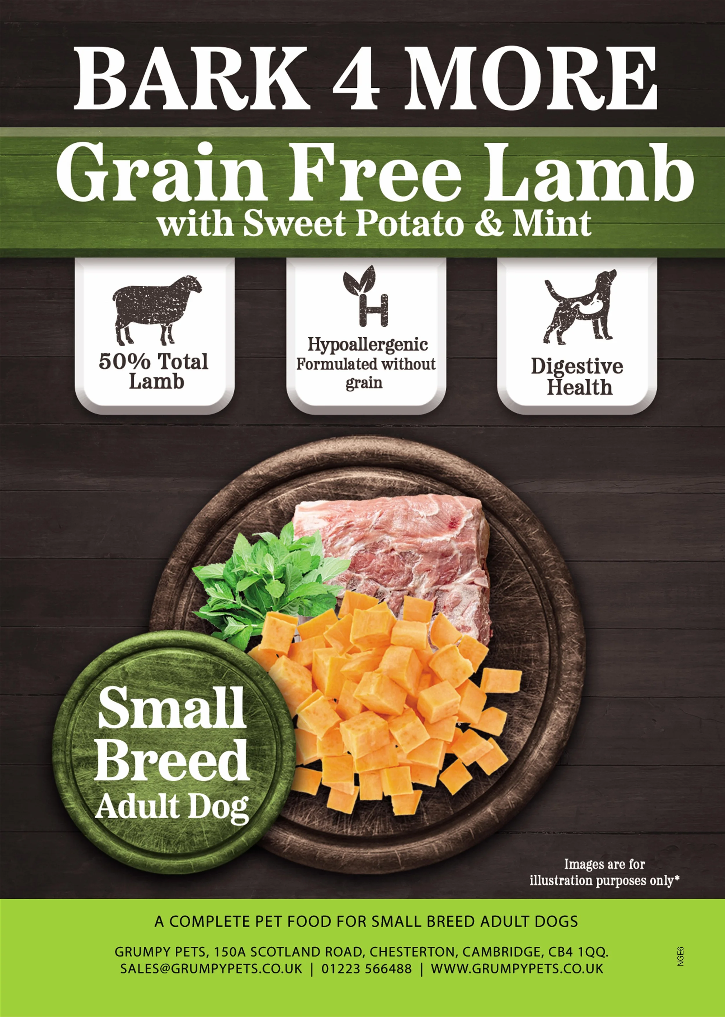 Small Breed Lamb with Sweet Potato and Mint