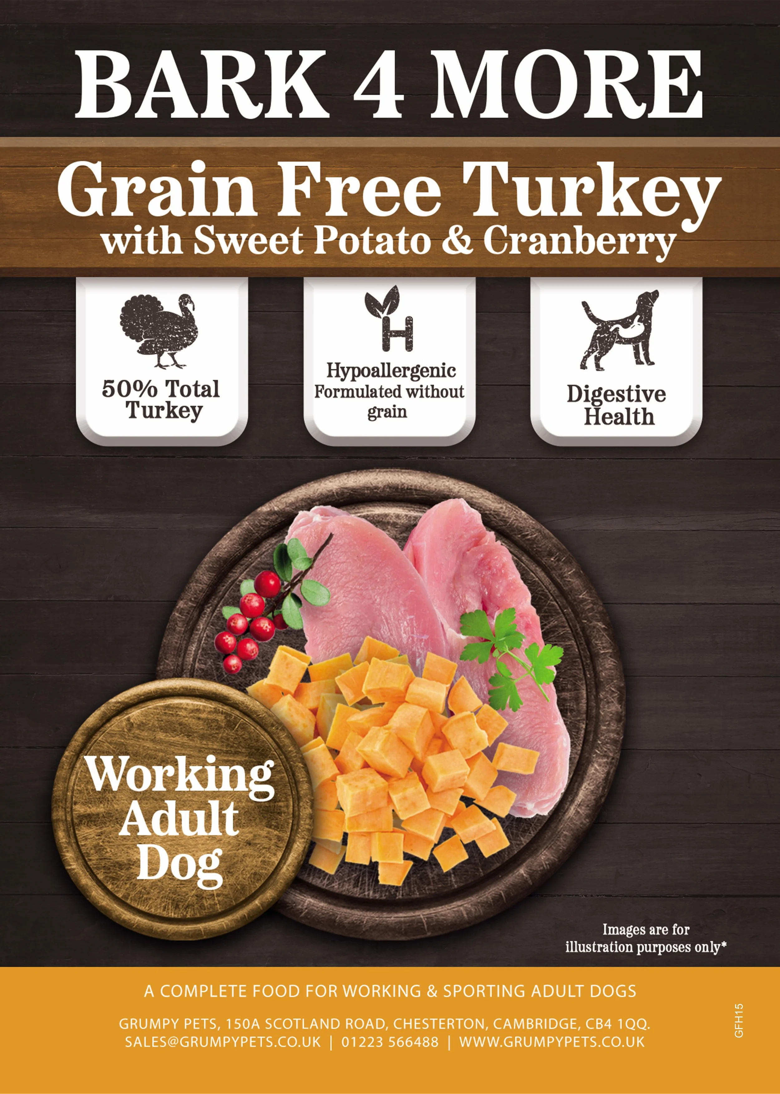 Adult Turkey with Sweet Potato & Cranberry