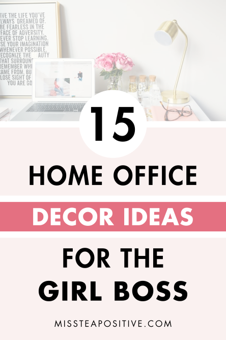 15 Feminine Home Office Decor Ideas for Her — Miss Tea Positive