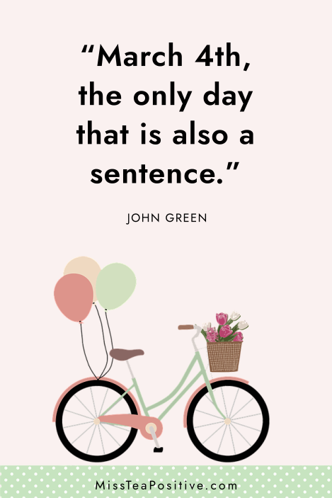 17 Positive March Quotes To Welcome Spring — Miss Tea Positive