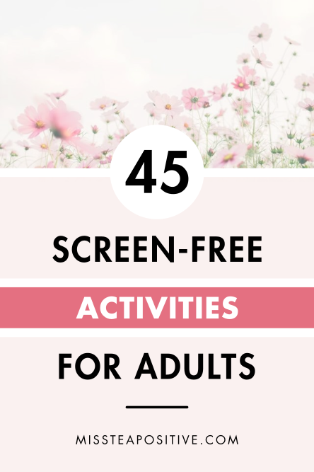 Printable List of Screen Free Play Ideas: 45 Things To Do Instead Of Screen  Time!