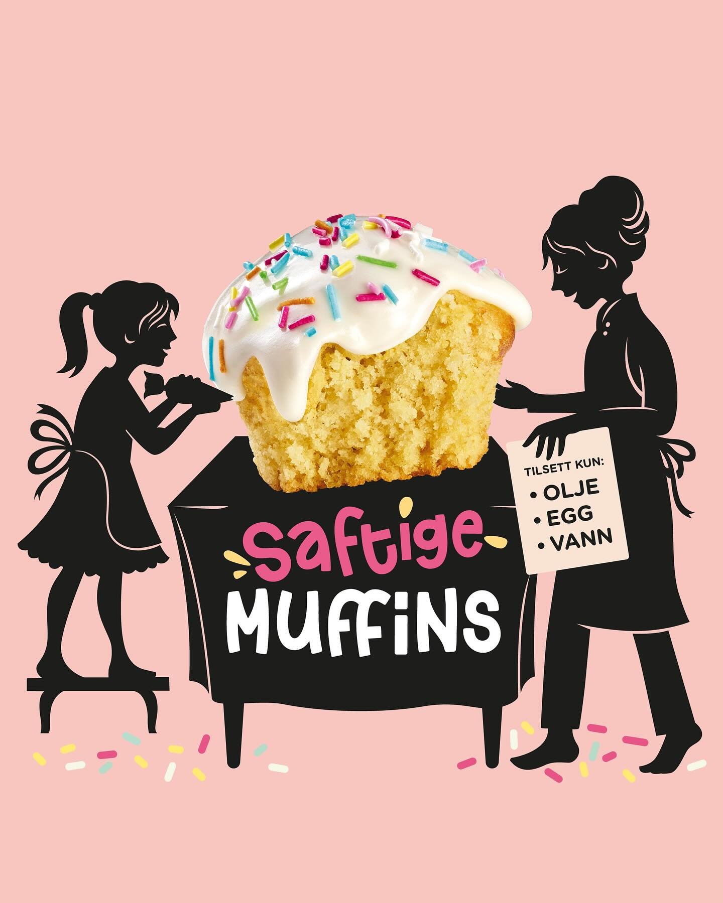 Nyhet fra Norgesm&oslash;llene! 🧁🍋🍰 
De nye kakemiksene har f&aring;tt et fristende, lekent og moderne uttrykk.
Vi har videreutviklet illustrasjonene fra melserien for &aring; f&aring; mer sjarm inn i designet som fokuserer p&aring; involvering og