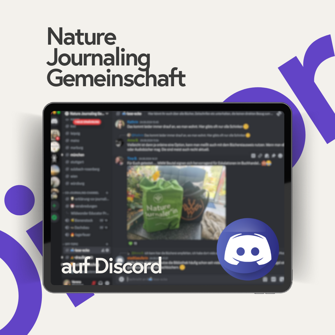 Wieder Wilder Werden Nature Journaling auf Discord