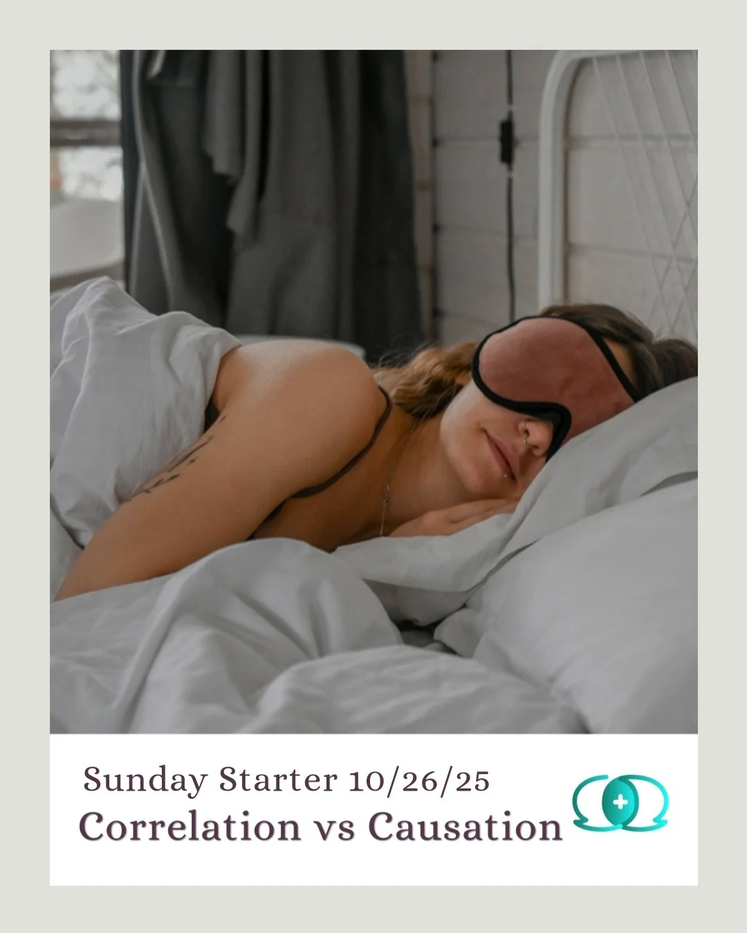 I was reading a book recently called The Purpose Revolution and on page 77 the author referenced a study that reported people who feel connected to their life purpose get more sleep. It was an interesting statistic; however, I couldn't help but quest