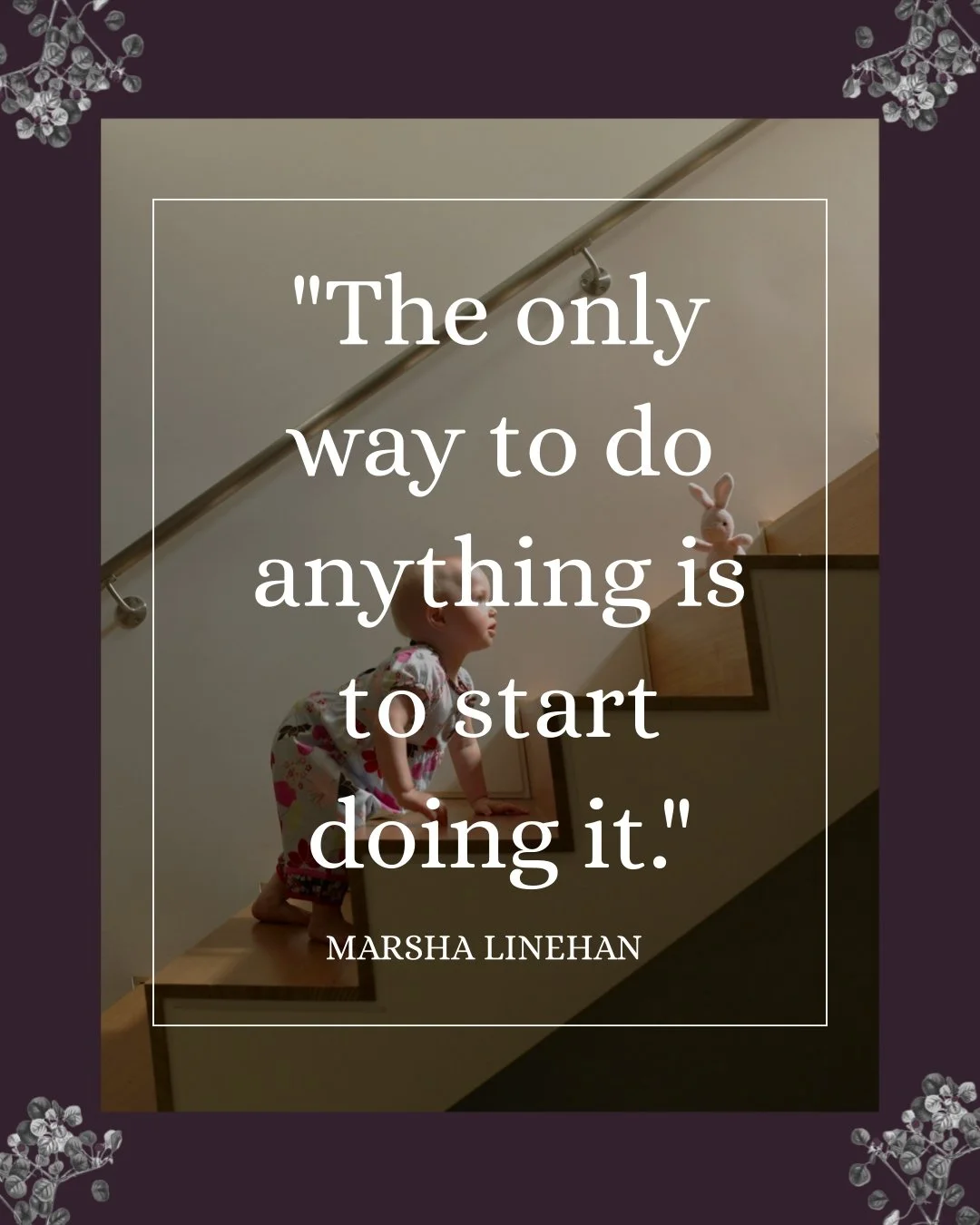 Marsha Linehan is a psychologist whose work has changed millions of lives, not because she waited for the perfect moment to begin, but because she started slowly, imperfectly, and with relentless commitment. Her entire career is built on the truth be