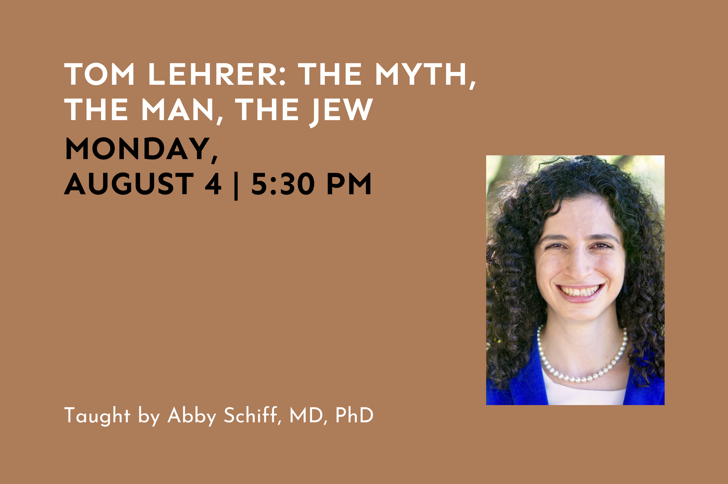 Tom Lehrer: The Myth, The Man, The Jew