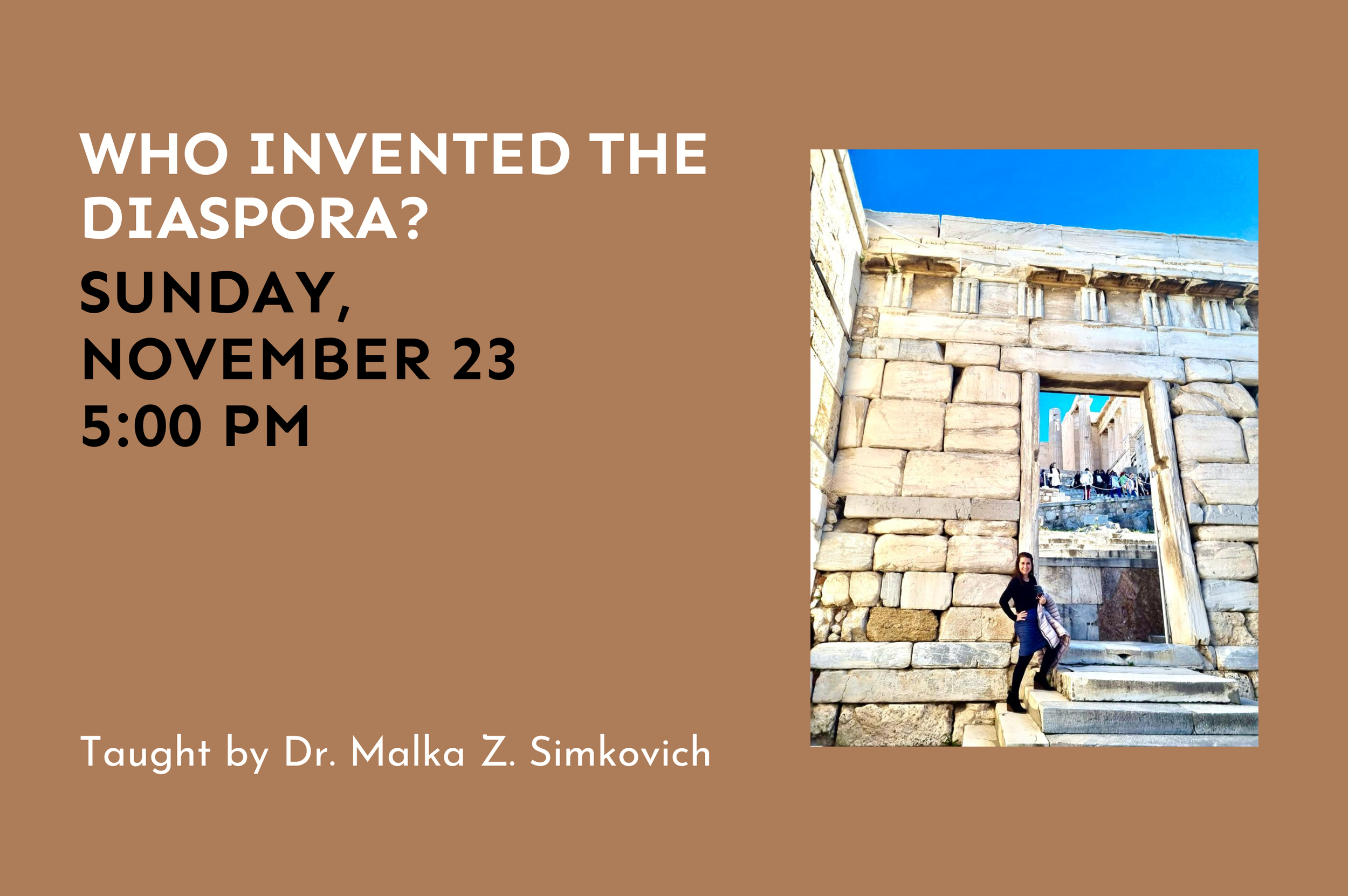 Who Invented the Diaspora?