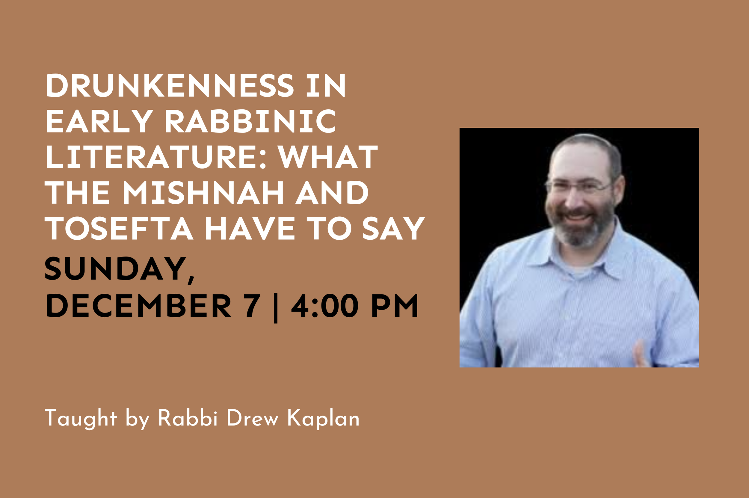 Drunkenness in Early Rabbinic Literature: What the Mishnah and Tosefta Have to Say
