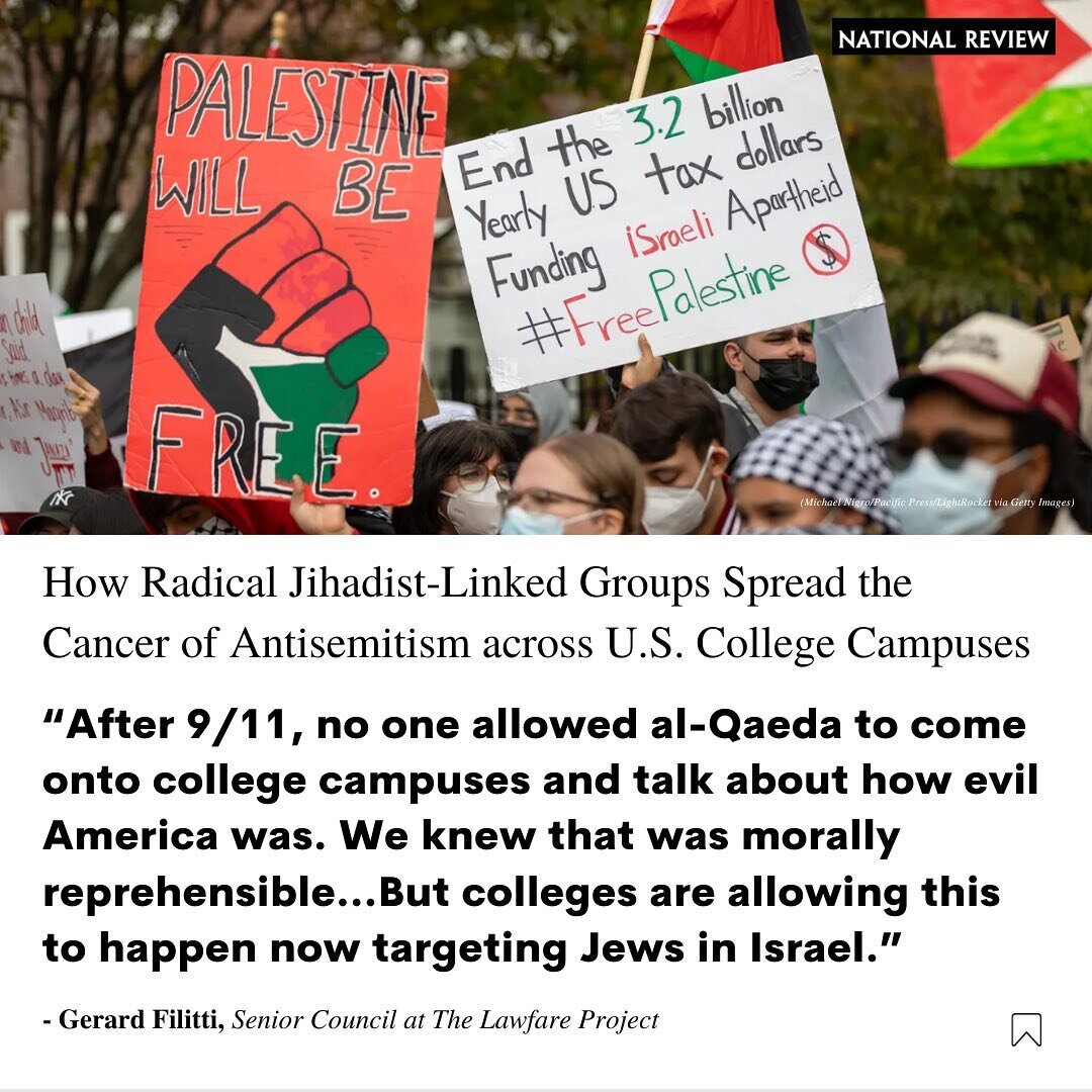 This week, after terrorists butchered Jews in their homes in Israel, their sympathizers in America have been targeting Jewish students on college campuses. Students for Justice in Palestine (SJP) operate with impunity, unchecked by administrators as 