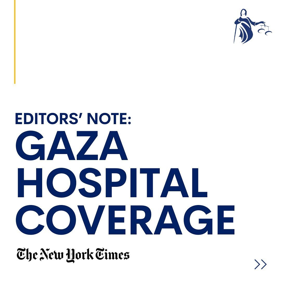 This is how The New York Times says it was wrong, without saying it was wrong.

Last week, it reported as factual a claim by terrorists that that an Israeli airstrike was the cause of an explosion at a hospital in Gaza that allegedly killed hundreds.