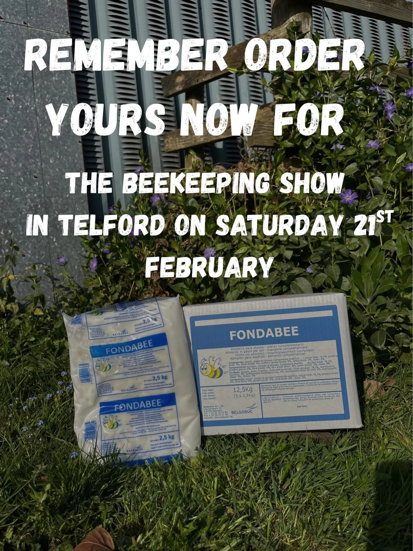 🐝🐝DISCOUNTS WILL APPLY TO THOSE WHO ORE ORDER&hellip; 🐝🐝for more information and to place your orders please contact sam@wyefieldapiaries.co.uk.  We look forward to seeing you in Telford!!! 🥳🐝😁