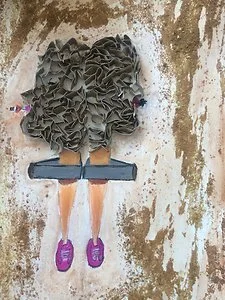 Collage: Two Minds
Size: 33cm x 24cm 
Materials: Mixed Media
 £120