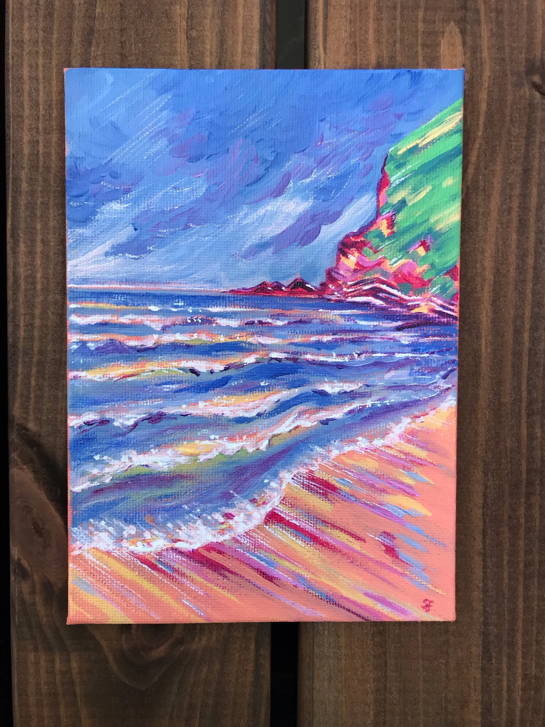 Tide Rhythms at Crackington | Original Painting